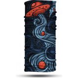 VAV Wear Desenli Boyunluk Buff Baf Bandana Saç Bandı - Standart - 010 - Beyaz
