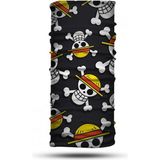 VAV Wear Desenli Motorcu Boyunluğu Buff Bandana Saç Bandı - Standart - Antrasit - Siyah