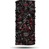 VAV Wear Desenli Motorcu Boyunluğu Buff Bandana Saç Bandı - Standart - Buz Mavisi - Mavi