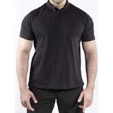 VAV Wear Outdoor Günlük Polo Yaka Lakost Erkek Kısa Kollu T-Shirt Pamuklu Yazlık TLAC01 - 2XS - Siyah