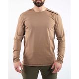 VAV Wear Outdoor T-Shirt Basic Pamuklu Erkek BASETI04 - Bej - 3XL