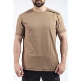 VAV Wear Outdoor T-shirt Günlük Pamuklu Basic Erkek BASETI03 - Bej - XL