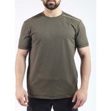VAV Wear Outdoor T-shirt Günlük Pamuklu Basic Erkek BASETI03 - Haki