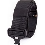 VAV Wear Outdoor Taktik Kemer Dayanıklı Polyester Sık Dokuma Çelik Tokalı TKTK-KMR02 - Siyah - Standart