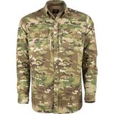 VAV Wear Outdoor Taktik Pamuklu Erkek Gömlek HIDDEN02 - 2XL - Haki - Kamuflaj