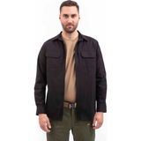 VAV Wear Outdoor Taktik Pamuklu Erkek Gömlek HIDDEN02 - Siyah