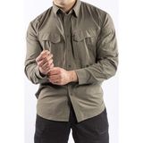 VAV Wear Outdoor Taktik Pamuklu Erkek Gömlek TACTEC01 - Haki - XS