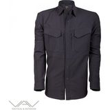 VAV Wear Outdoor Taktik Pamuklu Erkek Gömlek TACTEC01 - S - Siyah