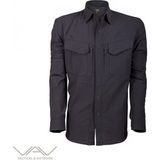 VAV Wear Outdoor Taktik Pamuklu Erkek Gömlek TACTEC01 - Siyah - 2