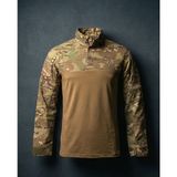 VAV Wear Outdoor Taktik Softshell Erkek Swearshirt COMPAT04 - 3 - Haki