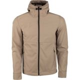 VAV Wear SHELLDT01 Tactical Outdoor Softshell Erkek Mont Bej Renkli Su İtici Kumaş ile Konforlu Kullanım - XS