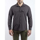 VAV Wear Tactical Outdoor Gömlek Esnek Fit Erkek TACFLEX01 - 2XL - Füme