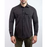 VAV Wear Tactical Outdoor Gömlek Esnek Fit Erkek TACFLEX01 - 2XL - Siyah