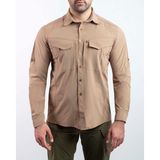 VAV Wear Tactical Outdoor Gömlek Esnek Fit Erkek TACFLEX01 - XS - Bej