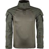 VAV Wear Taktik Kombat Terletmez Fit Kamuflaj Erkek Sweatshirt COMPAT01 - Haki