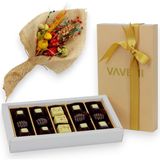 Vaveni Mutlu Yıllar Çiçek & Çikolata - 160 gr