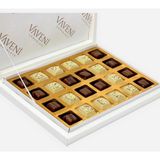 Vaveni Sütlü ve Beyaz Kare Kutu Çikolata - 285 gr