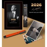 Vavis 2026 Istikbal Atatürk Ajandası Ayraç Kartpostal Kalem - Turuncu - -- - Option-1