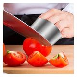 Vavis 2li Metal Parmak Koruyucu Hızlı ve Güvenli Kesme Paslanmaz Çelik Koruyucu Aparat - Ahşap - Beyaz