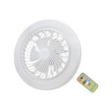 Vavis E27 Küçük Fan Işığı LED Işıklı Sessiz Tavan Vantilatörü Ayarlanabilir Renk Sıcaklığı Kısılabilir Fan Lambası Ayarlanabilir Fan Hızları 1h/2h/4h Çalışma Odası Için Uzaktan Kumandalı Zamanlayıcı - Ahşap