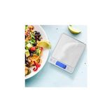 Vavis Jouis Dijital Mutfak Hassas Tartı, 3 kg Kapasite, 0.1 gr Hassasiyet, LCD Ekran, Mutfak ve Kuyumcu Terazisi - 01-Siyah