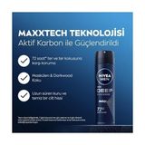 Vavis Men Erkek Sprey Deodorant Deep Darkwood 150ML, 72 Saat Anti-Perspirant Ter ve Ter Kokusuna Karşı Koruma, Maskülen Koku,aktif Karbon - Option-1