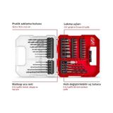 Vavis Orijinal L-Case 40 Parçalı Uç ve Matkap Seti (25 mm Uçlar, Hızlı Değiştirilebilir Uç Tutucu, Lokma Anahtar, Havşa, Metal, Beton ve Ahşap Matkap Uçları, Saklama Kutusu Dahil) - 49109053 - Option-1