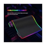 Vavis Rgb LED Gaming Mouse Pad 80X30 Xxl - 13 Renk Mod, Gaming Mousepad Işıklı, Oyuncu Büyük Keyboard Mouse Pad Kaymaz USB Plug&play - Option-1 - 001-Renkli