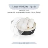 Vavis SEB-5807 Yumurta Haşlama Makinesi, 7 Yumurtalık Elektrikli Yumurta Pişirici, 350 W, Otomatik Kapanma, Sesli Uyarı, Şeffaf Kapak - Ahşap - Ceviz