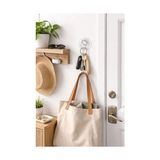 Vavis Şeffaf Cam Vantuzlu Askı Seti 16’lı, 4 cm x 4 cm Kompakt Tasarım, 4 cm Çap Güçlü Vakumlu Yapışma, Delme ve Vidalama Gerektirmez, Iz Bırakmadan Sökülebilir, Banyo Mutfak Duş Camı Fayans Için Uygun - 00 Beyaz - Option-1