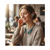 Vavis Taç Bluetooth Kulaklık Yüksek Şarjı ile 150 Saat Bekleme Süresi 10 Metre Çekiş Menzili Dışarıdan Gelen Sesleri Filtreleyen Kulak Içi Tasarım Aktif Enc Görüşme Memnuniyet Garantili 097 (Derin Yeşil) - Option-1
