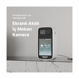Vavis Xenon Smart Ev Kamerası (Ekranlı) | 2560P 4mp Mobil Kontrol Wifi 360° Hareket Takip Bebek Kamerası 2'li Set - Option-1