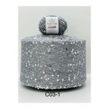 VAVIVO HANDKNITTING YARNS VAVIVO GALAXY 3+6 MM İRİ PULU PAYETLİ EL ÖRGÜ İPİ VE ÇANTA İPLİĞİ