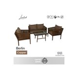 VAVRATTAN Berlin 2+1+1 Rattan Bahçe Balkon Oturma Takımı Küf
