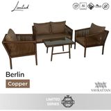 Vavrattan Berlin Rattan Bahçe Balkon Oturma Takımı Küf Rengi - 1
