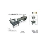 VAVRATTAN Shangai Bistro Rattan Bahçe Balkon Oturma Takımı Taş Gri 1 1 Sehpa