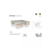 VAVRATTAN Shangai Rattan Köşe Takımı Keten