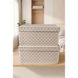 VAYBE 2'li Set Maxi Çok Amaçlı Saklama Kutusu Kıyafet ve Oyuncak Düzenleyici Hurç 40x50x30 cm