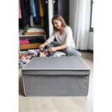 VAYBE MEGA ÇOK AMAÇLI SAKLAMA KUTUSU,HURÇ,ORGANİZER,KUTU HURÇ 40X60X30