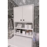VayLife Beyaz 2 Kapaklı Banyo Dolabı Suya Dayanıklı Modern Tasarım Geniş Depolama Alanı