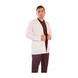 Vayteks Gömlek Yaka Ceket Boy Beyaz Erkek Doktor Öğretmen Laboratuvar Önlüğü Beyaz