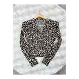VAZIRADK Vatkalı Leoparlı Bluz LEOPAR S/M
