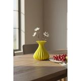 Vazo Modern Estetik 3D Baskı, Dekoratif, Bohem Sarı Sarı