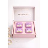 VB VIOLA BEAUTY LIQUID POLY FLOWER JEL 4'LÜ SET- 07 ML BOYLARDA ( Akışkan Kıvamlı Çiçek Parçacıklı Protez Tırnak Jeli )