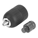 VBESTLIFE Matkap mandreni, 2-13 mm anahtarsız mandren 1/2 "-20UNF, darbeli anahtarların sonradan takılması için 1/2" mandren adaptörlü