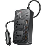 VC07 200W Araç Içi Invertör 220V Ac Güç Dönüştürücü, 2 Ac Priz, 2 Usb-A Qc3.0, 2 Usb-C Pd Hızlı Şarj, 12V Çakmak Girişli, 50 cm Kablolu Car Power Inve