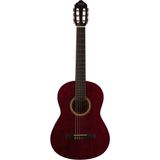 VC204TWR Klasik Gitar, Scale 4/4,şeffaf Şarap Kırmızısı Mat