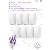 Vcalla 8 Adet Lavanta, Ev Tipi Nem Alıcı Tablet 500g | Küf Ve Rutubet Giderici | Ev Ve Ofis için