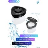 Vcalla Ev Tipi Nem Alıcı Set | Natural Esanslı | 3 Aparat 3 Tablet | Rutubet & Küf Önleyici |