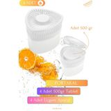 Vcalla Ev Tipi Nem Alıcı Set | Portakal Esanslı | 4 Aparat 4 Tablet | Rutubet & Küf Önleyici |